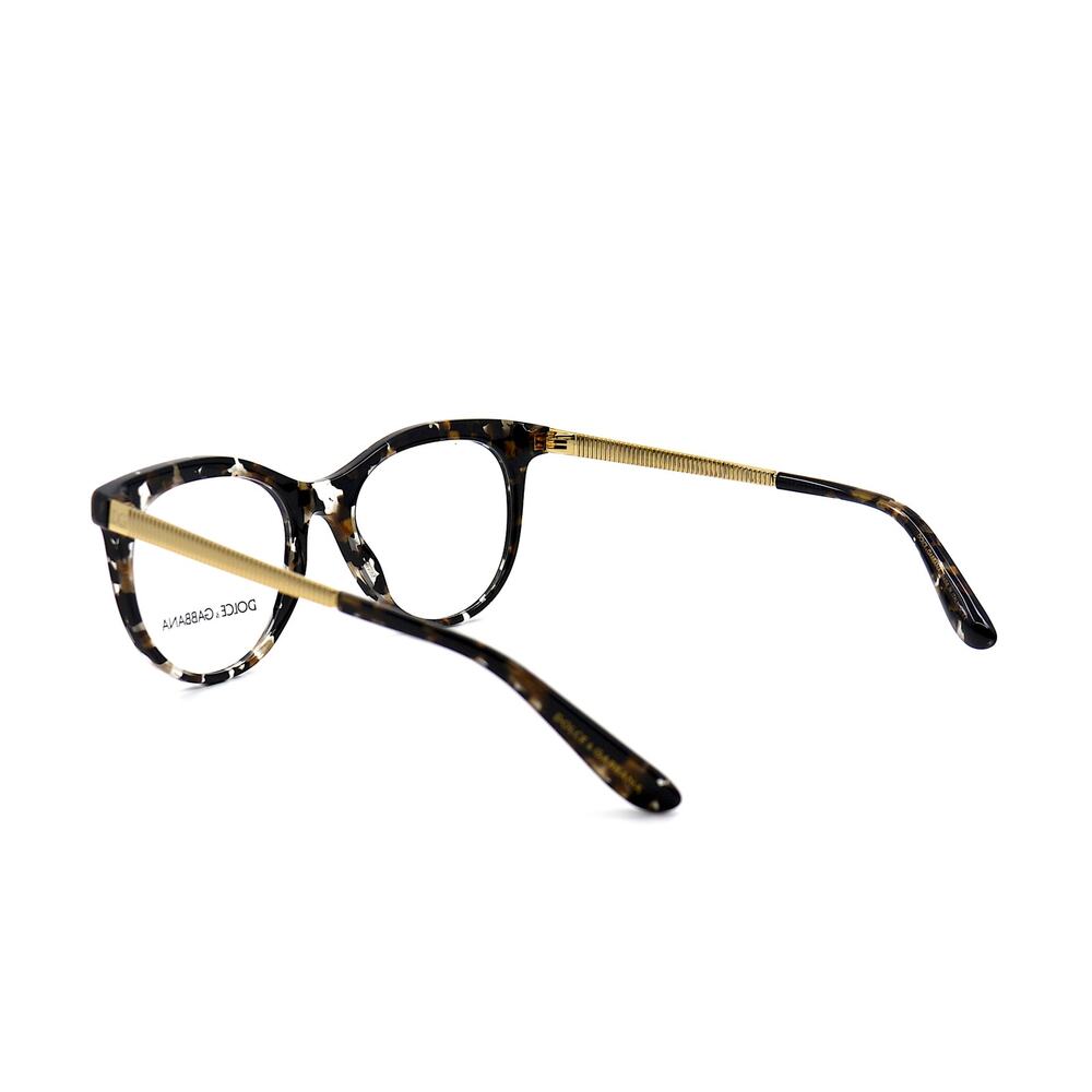 DOLCE&GABBANA DG3316 911 BLACK HAVANA AUTHENTIC EYEGLASSES FRAME - Picture 4 of 9